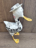 Canard enchaîné en papier mâché - examen - Aude Goalec et Nicole Jacobs - Sculpture en papier mâché