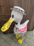 Canard enchaîné en papier mâché XXL- Espoir - Aude Goalec et Nicole Jacobs - Sculpture en papier mâché