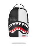 Sac à dos - SHARK CENTRAL 2.0 SPLIT BLACK WHITE BACKPACK - SPRAYGROUND