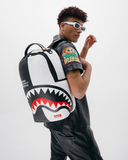 Sac à dos - SHARK CENTRAL 2.0 SPLIT BLACK WHITE BACKPACK - SPRAYGROUND