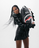 Sac à dos - SHARK CENTRAL 2.0 SPLIT BLACK WHITE BACKPACK - SPRAYGROUND