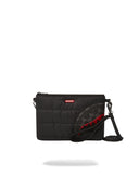 Sac - BLACK PUFFER GREY CHECK POUCHETTE - SPRAYGROUND