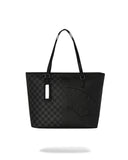 Sac - HALF SPRITZ BLACK/GREY CHECK TOTE - SPRAYGROUND